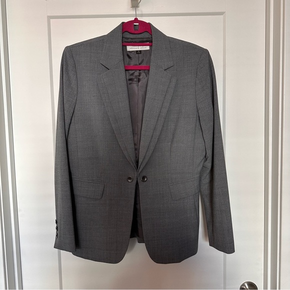 Tahari Grey Blazer - Picture 1 of 11